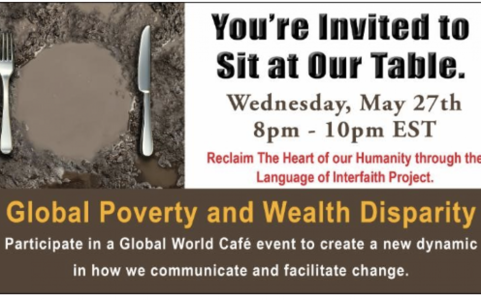 Global Poverty and Wealth Disparity flyer