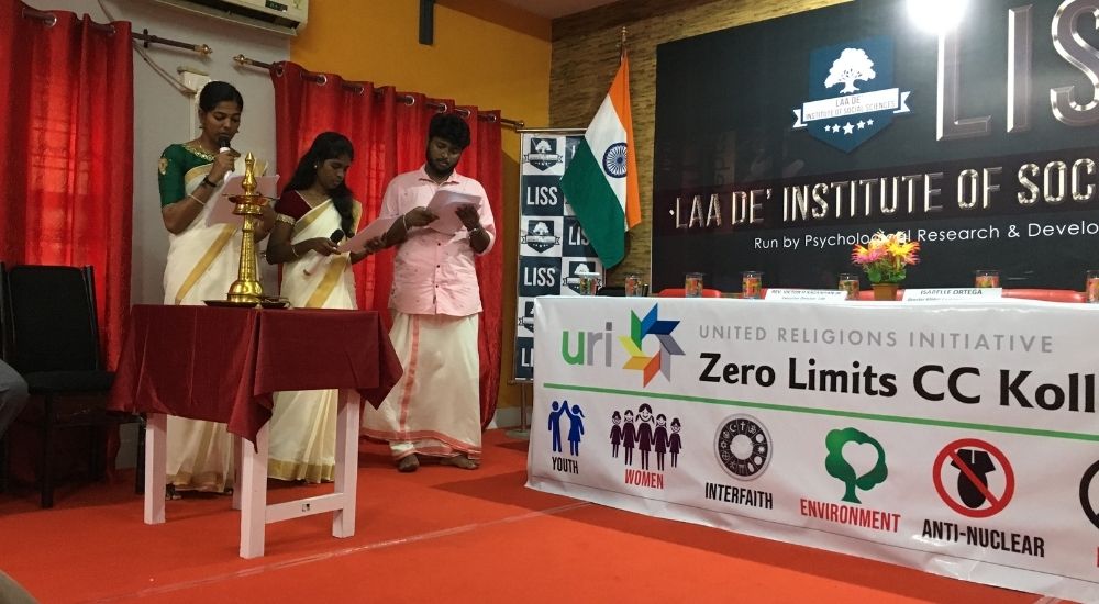 Zero Limits is a URI member group in Kollam, Kerala, India educating youth to become peacebuilding leaders