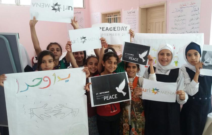 Children in Gaza celebrate Peace Day with the Abrahamic Reunion CC