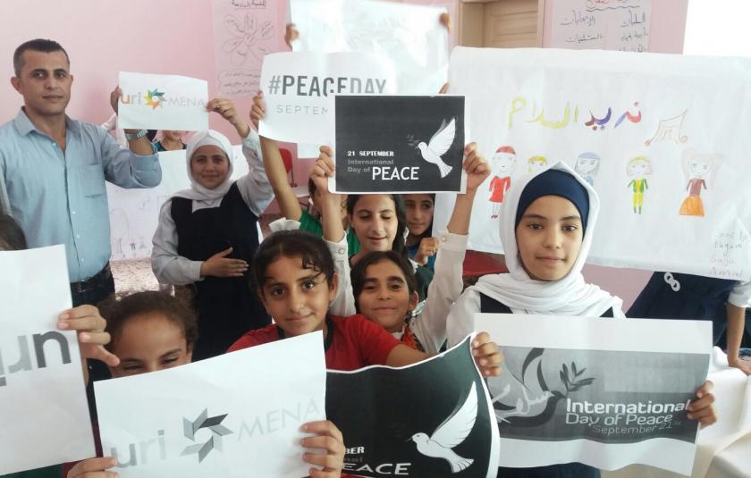 Children in Gaza celebrate Peace Day with the Abrahamic Reunion CC