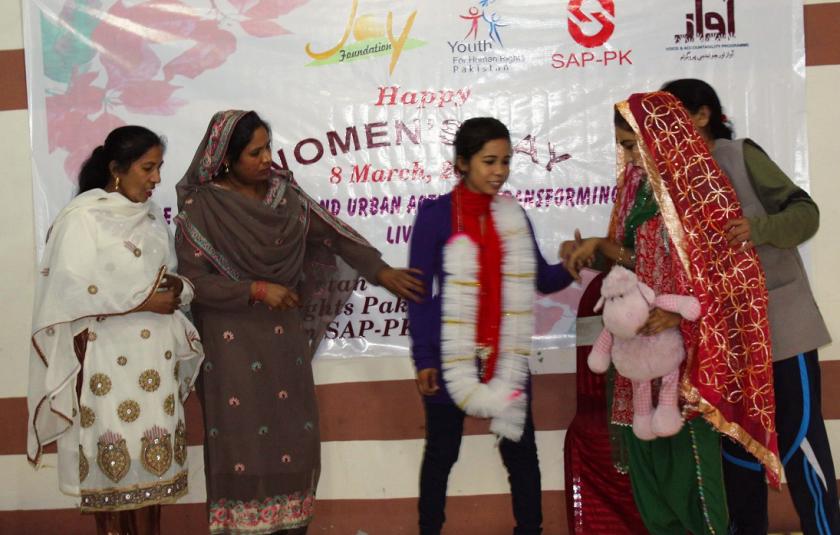 Photo of Pakistani women performing