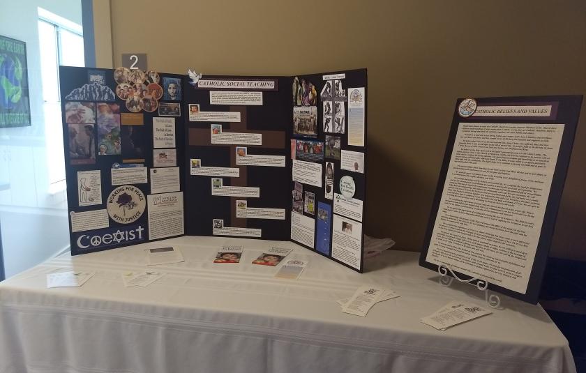 Image Description: Tri-City InterFaith Council informational poster displays