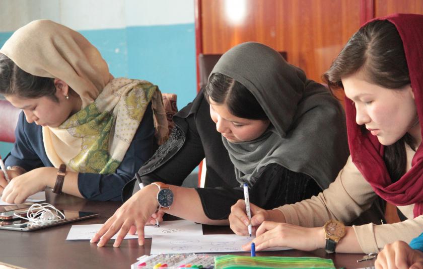 Art Competition Heals Wounds, Promotes Peace Among Afghanistan Students