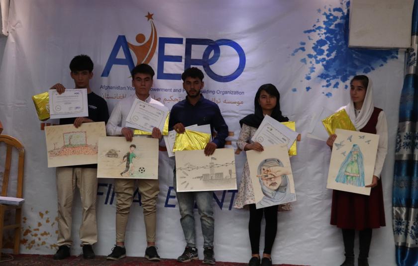 Art Competition Heals Wounds, Promotes Peace Among Afghanistan Students