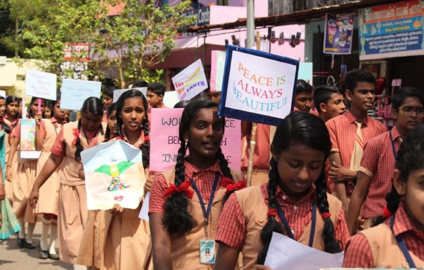 Zero Limits and Karickam International Public School celebrate Peace Day 2019