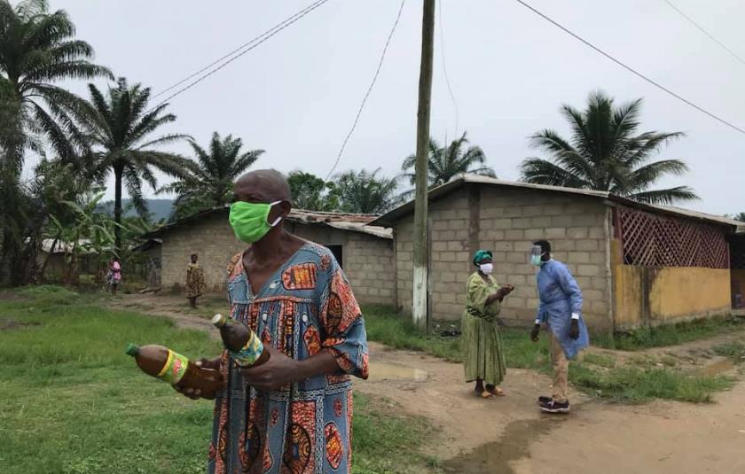 Donating Face Masks to the Needy in Cameroon