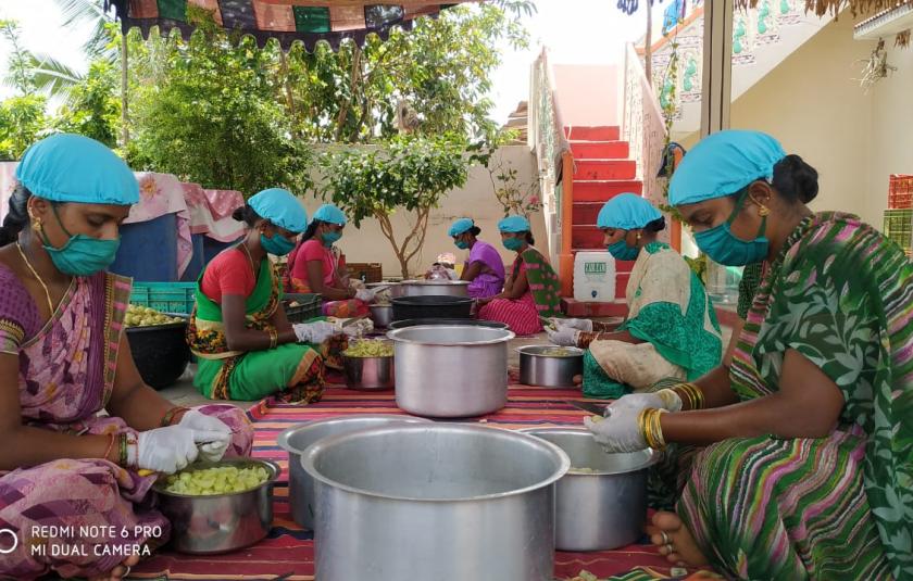 Distributing Fresh Vegetables to Poor Families in Telangana, India