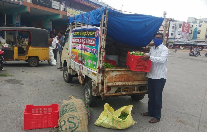 Distributing Fresh Vegetables to Poor Families in Telangana, India