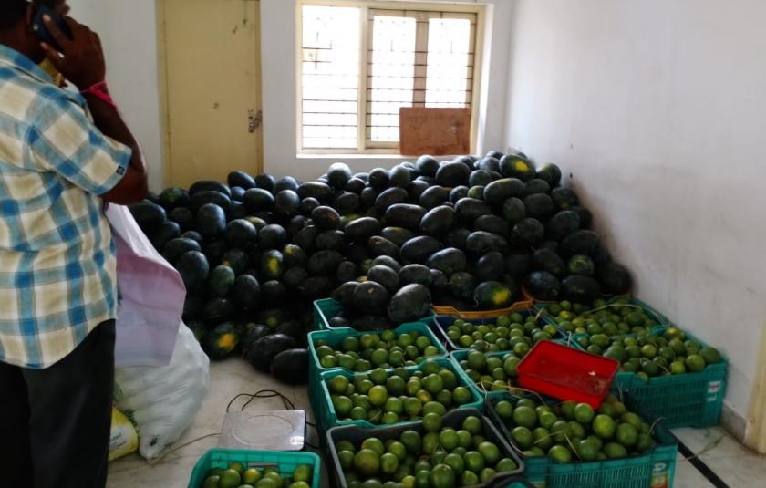 Distributing Fresh Vegetables to Poor Families in Telangana, India