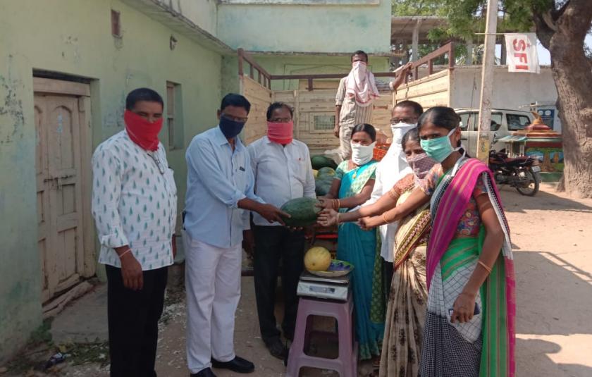 Distributing Fresh Vegetables to Poor Families in Telangana, India