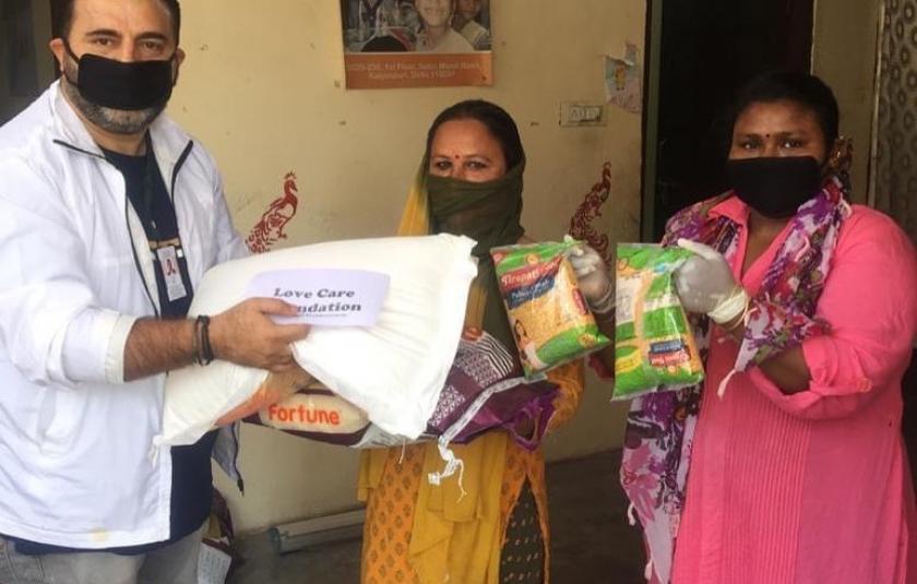 Love Care Foundation Distributes Food to Over 1,000 Families in North India