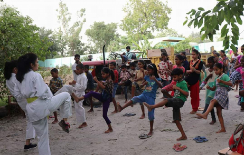 Photo: Self-defence workshop