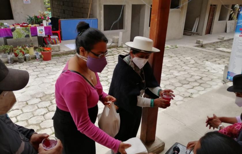 Photo: People selling seeds