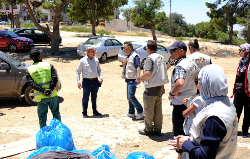 URI Groups Host Park Cleanup in Jordan for Environment Day