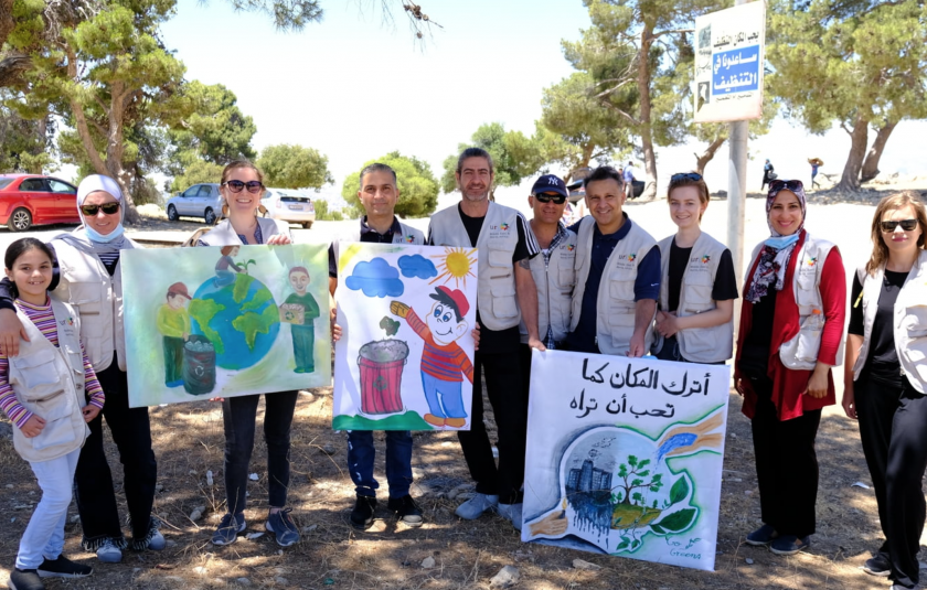 URI Groups Host Park Cleanup in Jordan for Environment Day