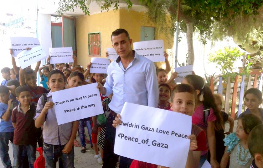Volunteering For Peace CC celebrates IDP 2016 with children in Gaza