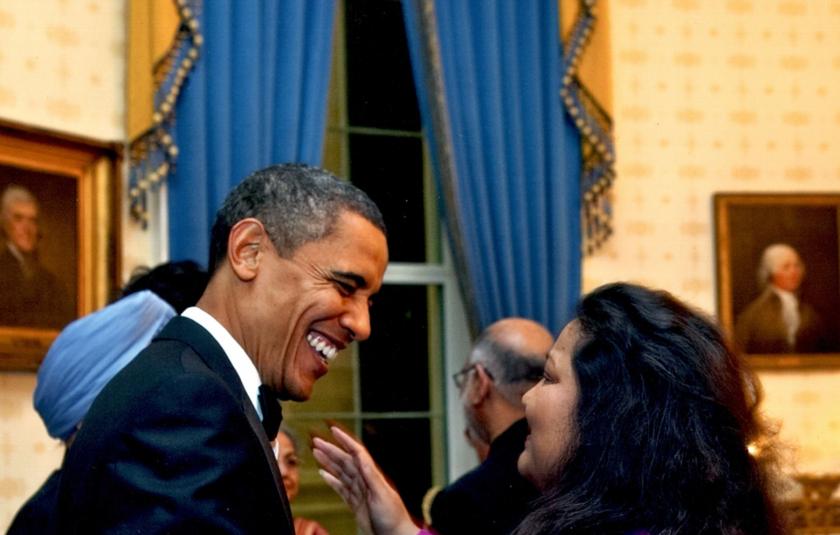 Preeta and Obama