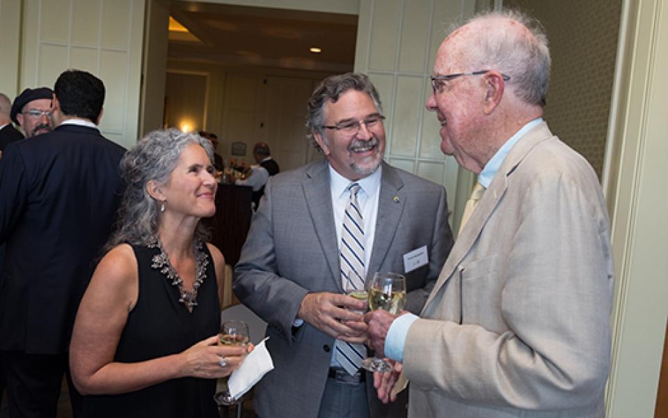 bill and his wife with victor