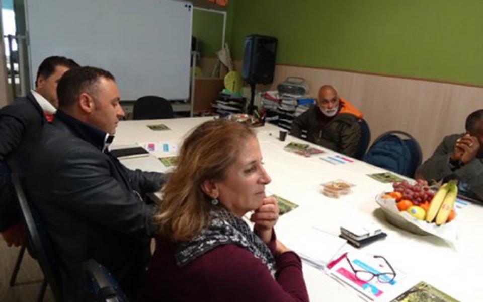 group photo in a meeting room