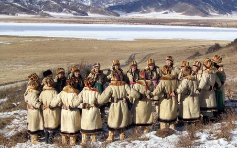 people gathering in a circle
