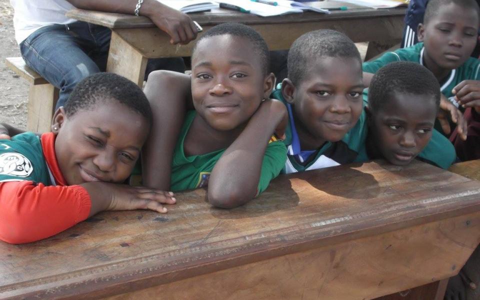 Global Compassion kids in Cameroon - boys smiling
