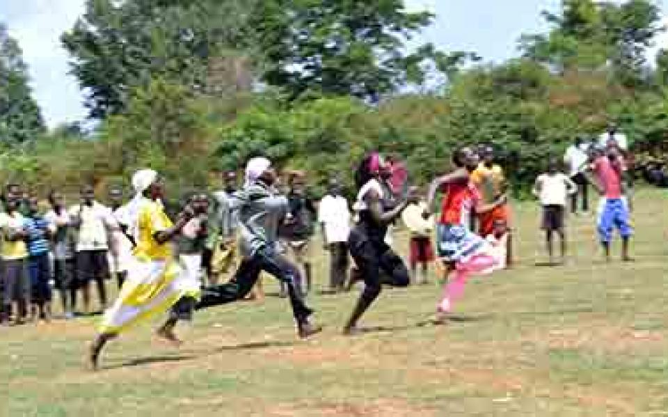 photo of women running