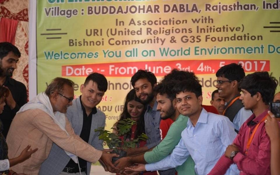 Foundation leaders brought a tree to an international conference