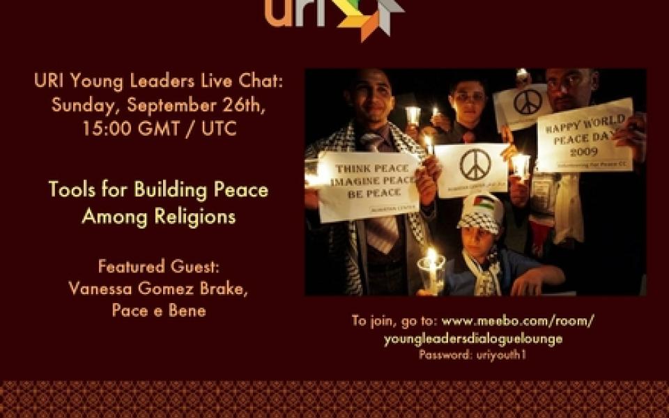brochure, viewing people holing candles