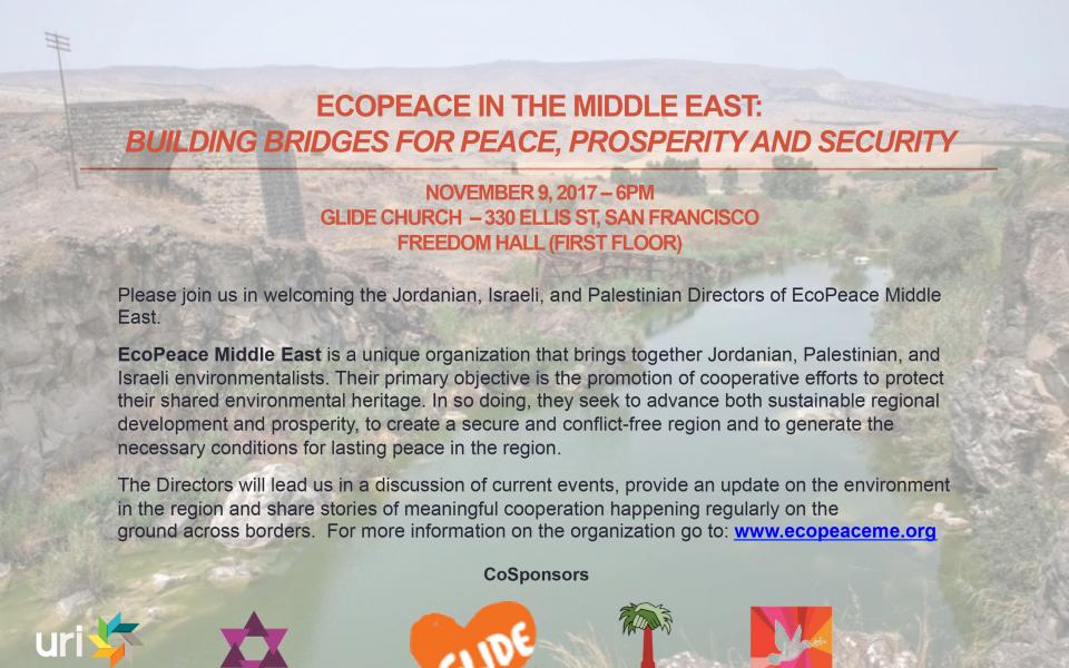 EcoPeace ME in SF Flyer