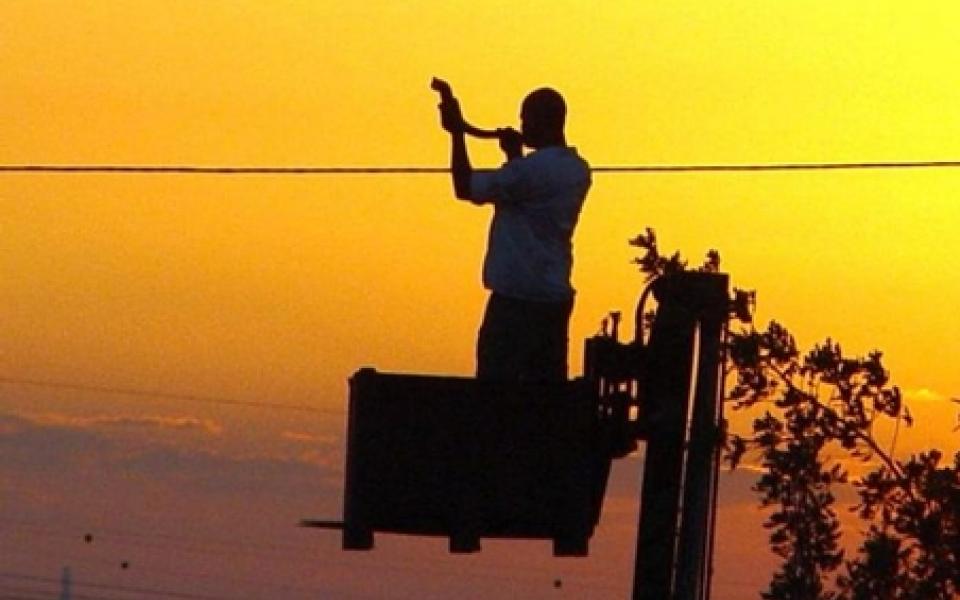 man singing