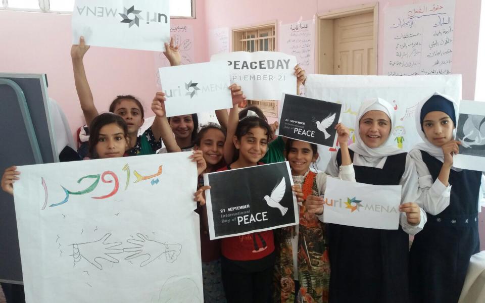 Children in Gaza celebrate Peace Day with the Abrahamic Reunion CC