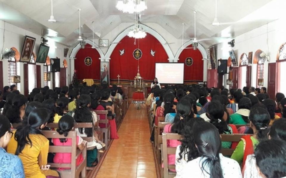 a church internal view