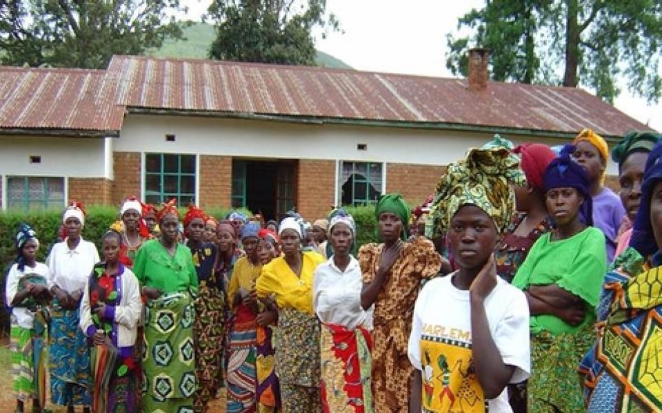 women gathering outdoor