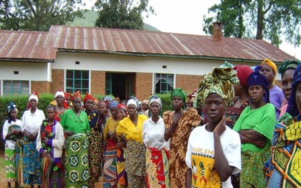 women gathering outdoor 