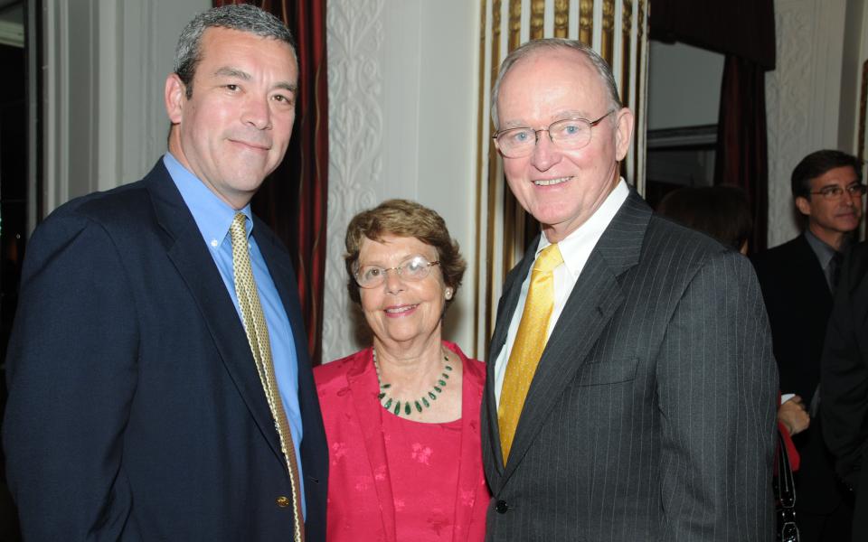 Maria Weiser with son Stefan Weiser and friend Bill Swing