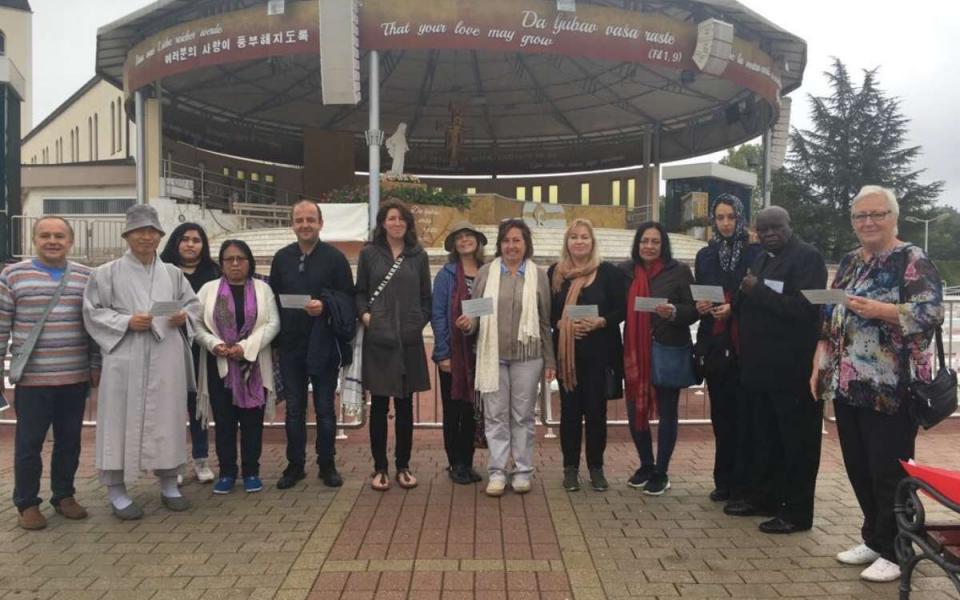 URI Staff reciting the Nuclear Prayer