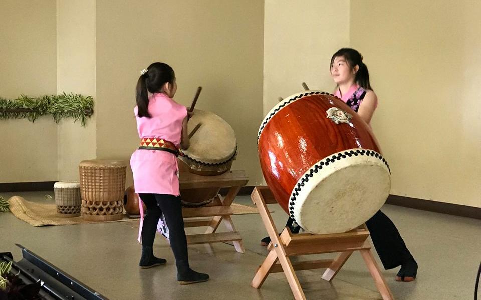 Drummers perform at Interfaith Roundtable of Kaua’i Martin Luther King Day Celebration