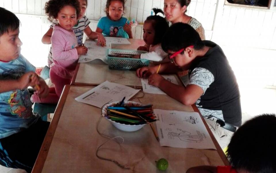 Photo of people at a table