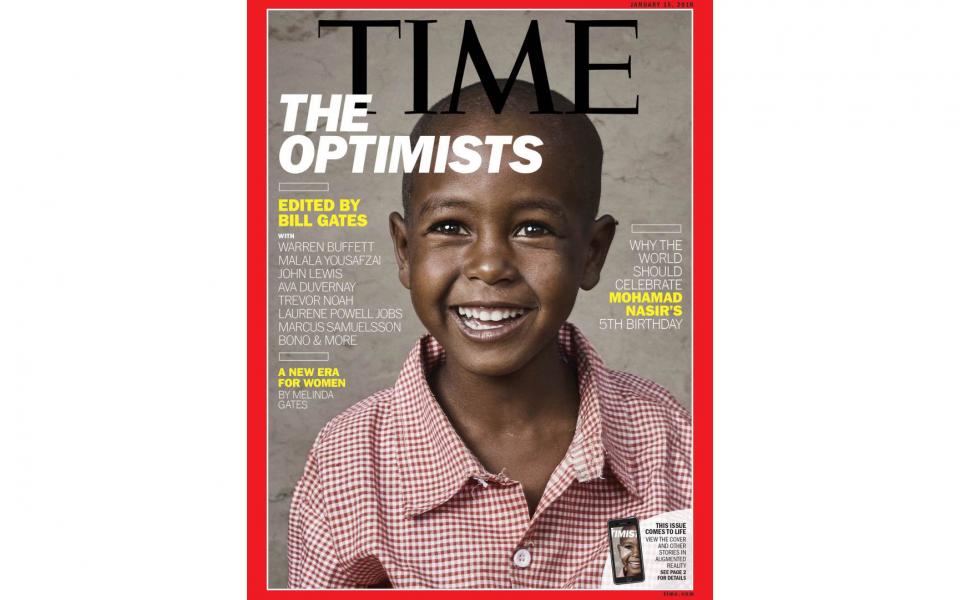 Time Magazine - Optimists Issue Cover