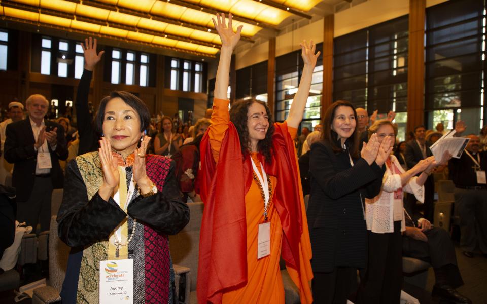 International attendees at the Accelerate Peace conferenc