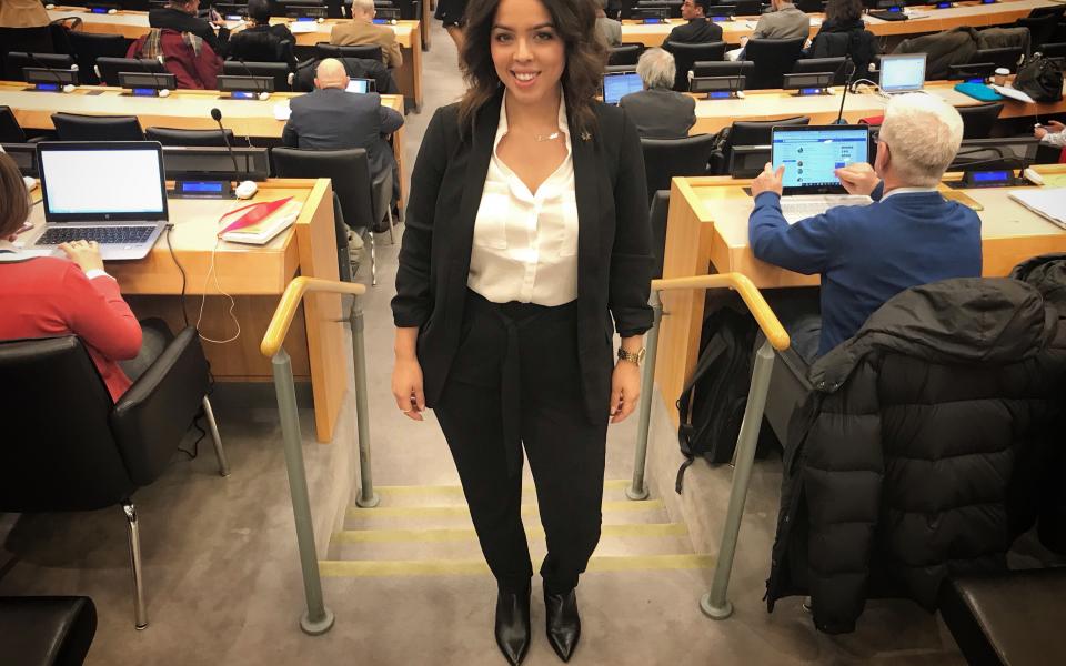 Emerald Stanton at the United Nations