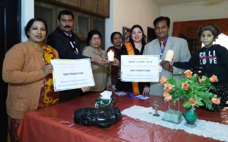 Members of URI CC celebrating WIHW