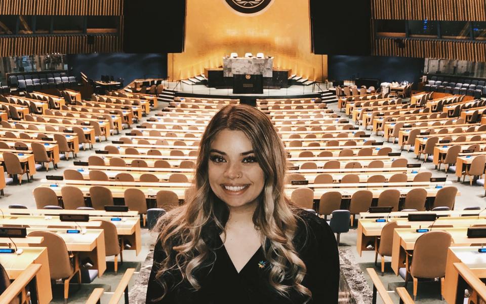 Laila Galarsa at the United Nations