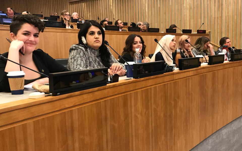 URI young leaders attend UN symposium