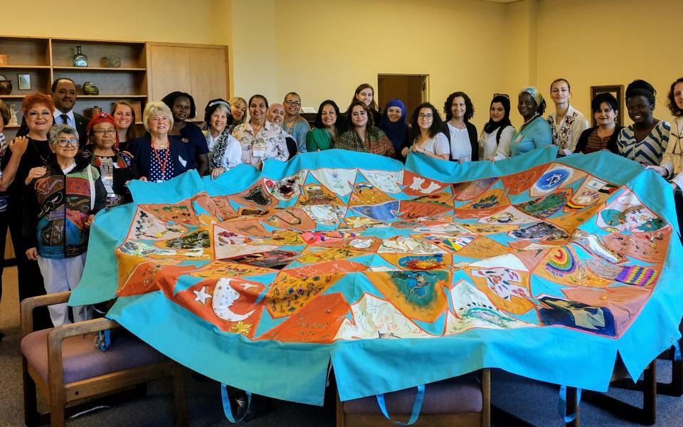 The Weekly Shot: Israeli and Palestinian Women's Peace Quilt