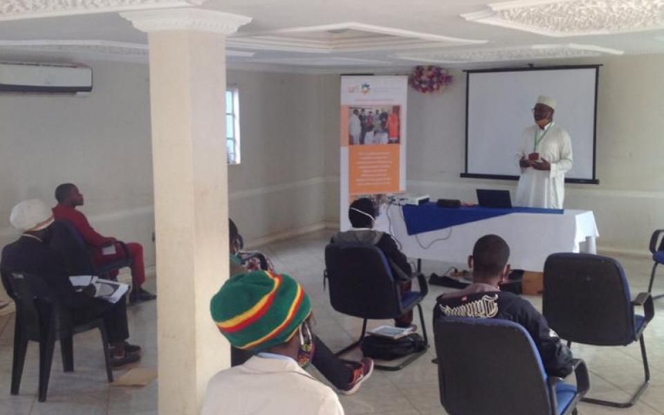 Photo: Participants sitting in a workshop session