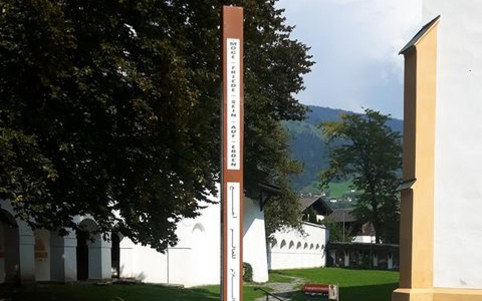 URI CC Lienz/Austria celebrates Peace Day 2020 with a Peace Pole