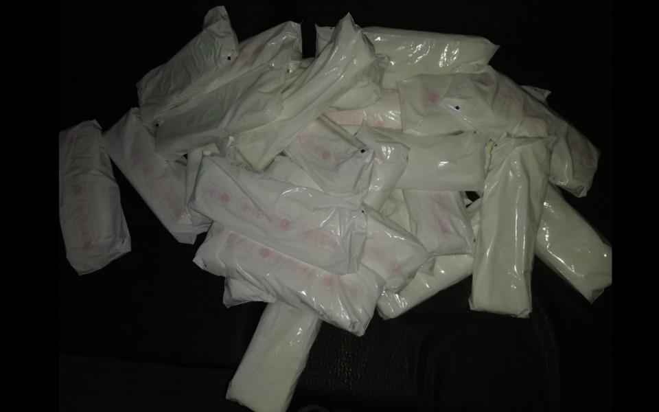 Photo: Sanitary Napkins distribution