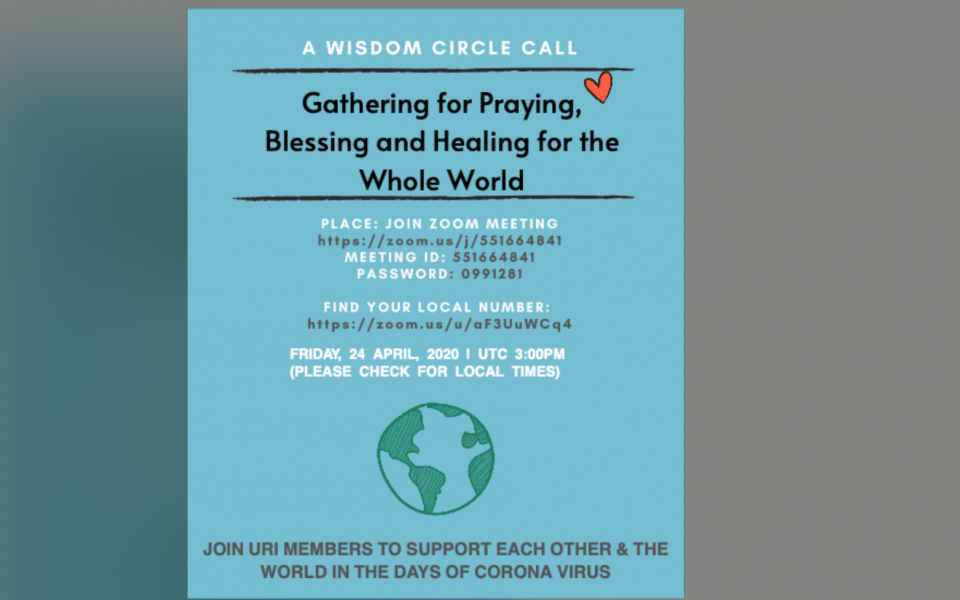 Wisdom Circle Ministries Hosting Monthly Zoom Call