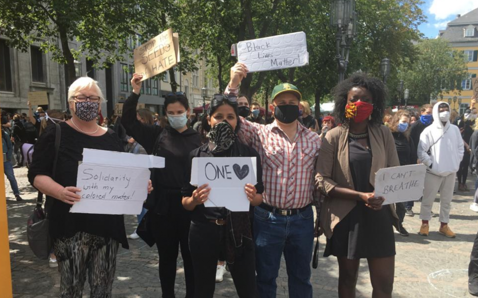 Demonstration Against Racism in Bonn, Germany